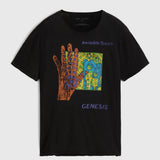 Short Sleeves Raw Edge Tee Vintage Wash Tshirt