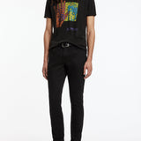 Short Sleeves Raw Edge Tee Vintage Wash Tshirt