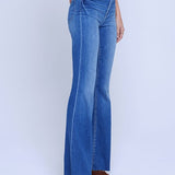 Sera High-Rise Sneaker Flare Jeans