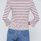 Lucille Boatneck stripe Shirt