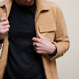 Milo Shirt Jacket-Zipper Center Front Closure