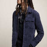 Milo Shirt Jacket-Zipper Center Front Closure
