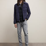 Milo Shirt Jacket-Zipper Center Front Closure