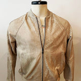 Alex Jacket- Souvenir Jacket Raw Edge Self Rib Detail