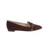 Brielle Suede Loafer In Chocolate
