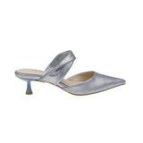 Chloe Metallic Denim Mule
