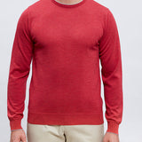 Medium Red Light Gauge Crew Neck