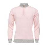 Light Gauge Soft Pink High-neck With Zipper
