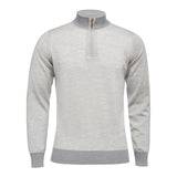 Light Gauge Grey High-neck With Zipper