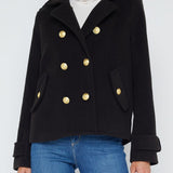 Franco Short Military Coat