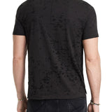 Short Sleeve Burnout Crew