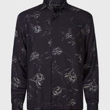 Rodney Long Sleeve Sport Shirt Concealed Placket Button C