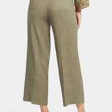 Wide Leg Cargo Capri Pants