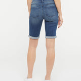 Briella 11 Inch Jean Shorts With Roll Cuffs