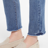 Sheri Slim Ankle Jeans With Frayed Hems