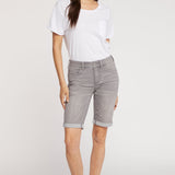 Briella 11 Inch Jean Shorts With Roll Cuffs