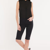 Bike Capri Riveted Slit Shorts