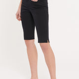 Bike Capri Riveted Slit Shorts