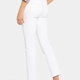 Sheri Slim Ankle Jeans With Frayed Hems