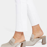 Sheri Slim Ankle Jeans With Frayed Hems