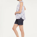 Sleeveless Pintuck Blouse