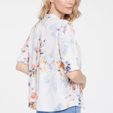 Pleated Short Sleeved Blouse