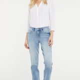 Margot Girlfriend Jeans With Roll Cuffs