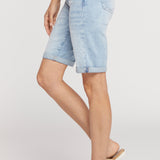 Briella 11 Inch Jean Shorts With Roll Cuffs