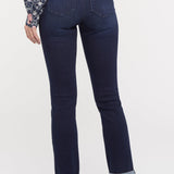 Sheri Slim Ankle Jeans With Roll Cuffs