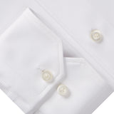 White Solid Modern 4Flex Stretch Knit Shirt
