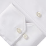White Solid Modern 4Flex Stretch Knit Shirt