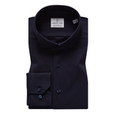 Navy Solid Modern 4Flex Stretch Knit Shirt