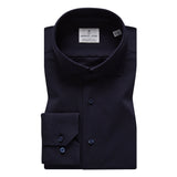 Navy Solid Modern 4Flex Stretch Knit Shirt