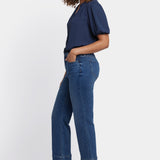 High-Rise Bailey Relax Straight Ankle Pants