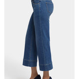 Teresa Wide Leg Ankle Denim Pants