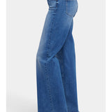 Teresa Wide Leg Fray Hem Jeans