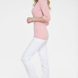 Ribbed V-Neck Tee