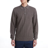 Light Gauge Structured Long Sleeve Polo