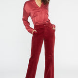 Velvet Straight Leg trousers