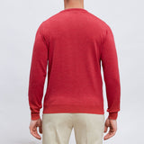 Medium Red Light Gauge Crew Neck