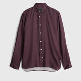 Long Sleeve Ross Sport Shirt with Geometric Repeat