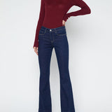 Lenora Low Rise Seamed Flare