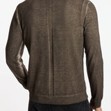 Drew Long Sleeve Silk Blend Magic Wash Vee