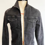 Benny Jacket-Modern Trucker Jacket, Zipper Closure