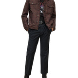 Evans Modern Trucker Jacket with Shank Closure