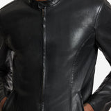 Baxter Jacket- Seamed Moto Zipper Details
