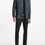 Long Sleeve Ross Sport Shirt with Floral Print