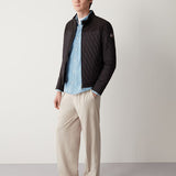 Ultrasound Quilted Biker Jacket