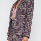 Chamberlain Purple Tweed Blazer