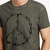 Short Sleeve Crew Tee- Barbwire Peace